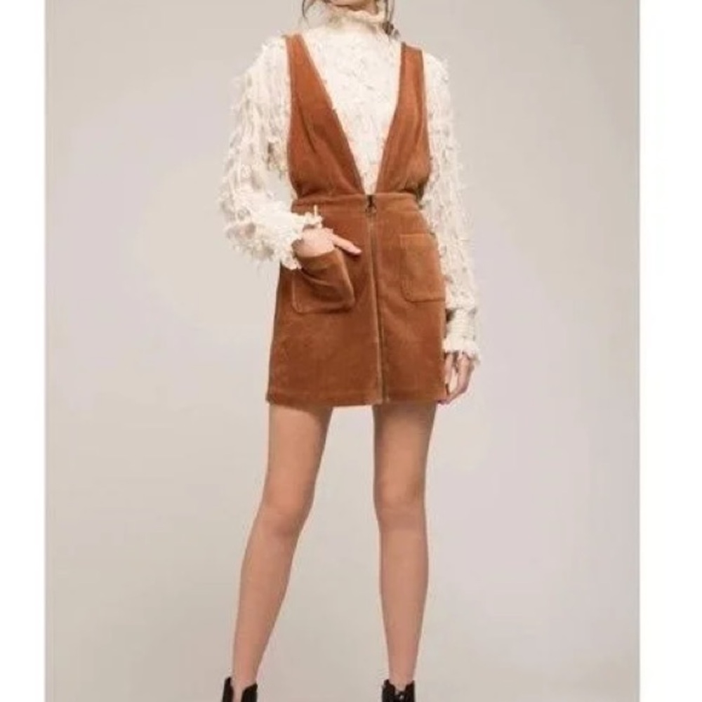 Moon River Corduroy Mini Dress